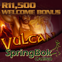 Play Vulcan Slot and Other RTG Slots at Springbok Casino for South African Players